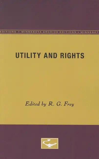 Utility and Rights - Paperback