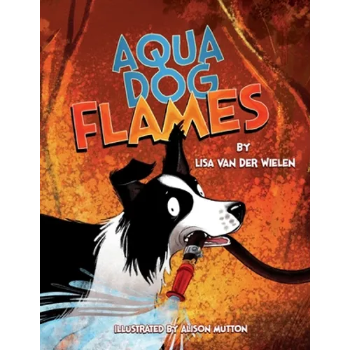 Aqua Dog Flames - Paperback