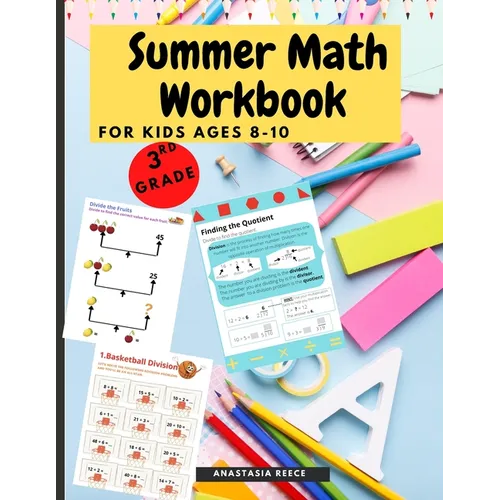 Summer Math Workbook for kids Ages 8-10: Brain Challenging Math Activity Workbook for 3rd Grade Kids, Toddlers - Paperback