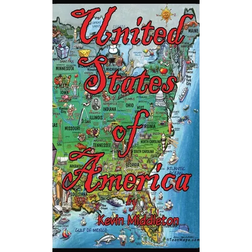United States of America ToonMaps - Hardcover