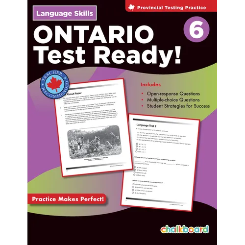 Ontario Test Ready Language Skills 6 - Paperback