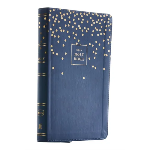 Nkjv, Thinline Bible Youth Edition, Leathersoft, Blue, Red Letter Edition, Comfort Print - Imitation Leather