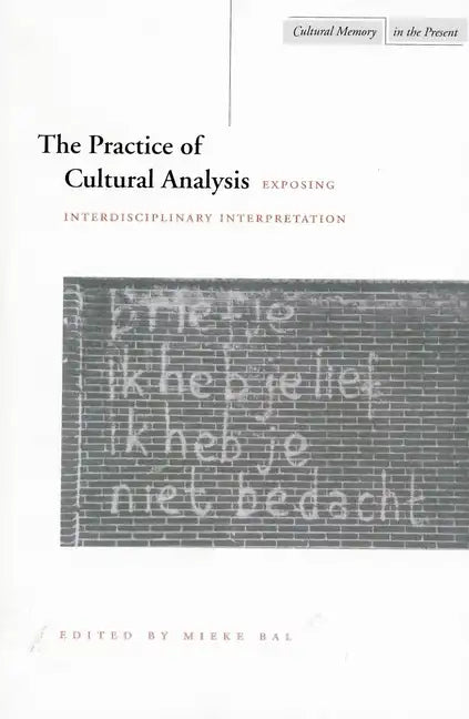 The Practice of Cultural Analysis: Exposing Interdisciplinary Interpretation - Paperback