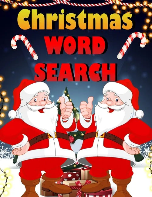 Christmas word search.: Easy Large Print Puzzle Book for Adults, Kids & Everyone for the 25 Days of Christmas. - Paperback