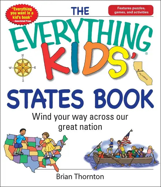 The Everything Kids' States Book: Wind Your Way Across Our Great Nation - Paperback
