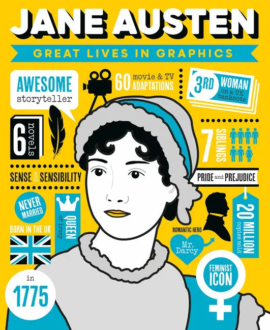 Great Lives in Graphics: Jane Austen - Hardcover