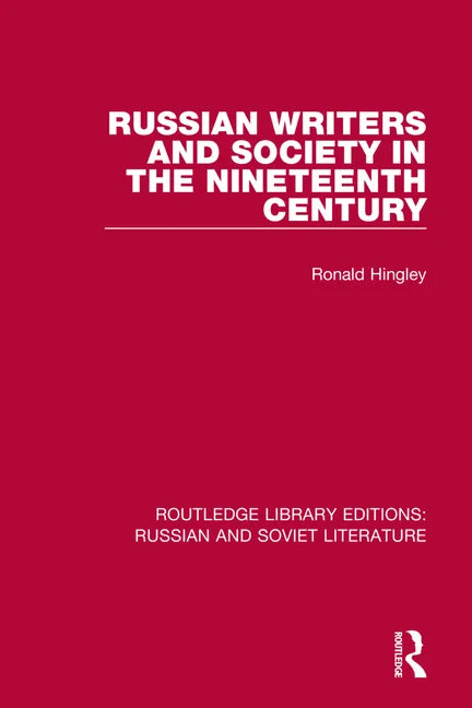 Russian Writers and Society in the Nineteenth Century - Paperback