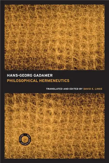 Philosophical Hermeneutics, 30th Anniversary Edition - Paperback