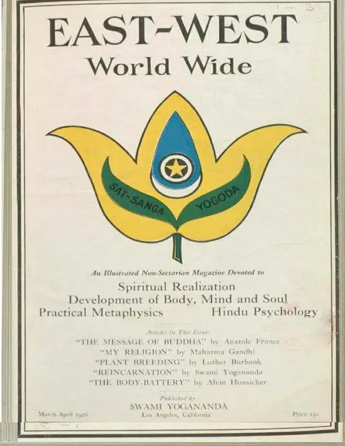 East-West 1926: March - April - Paperback