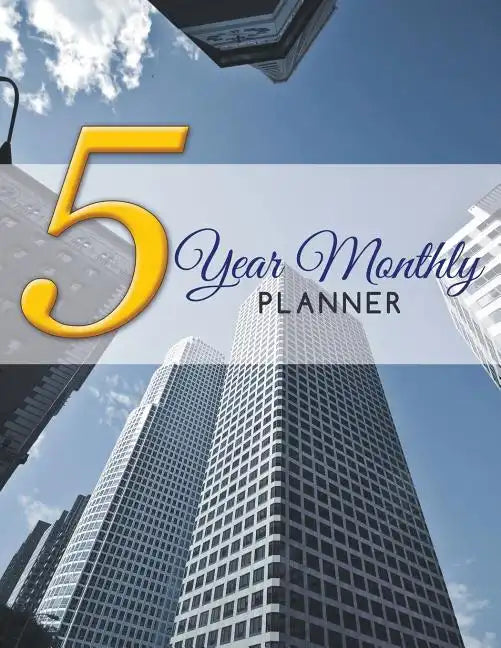 5 Year Monthly Planner - Paperback