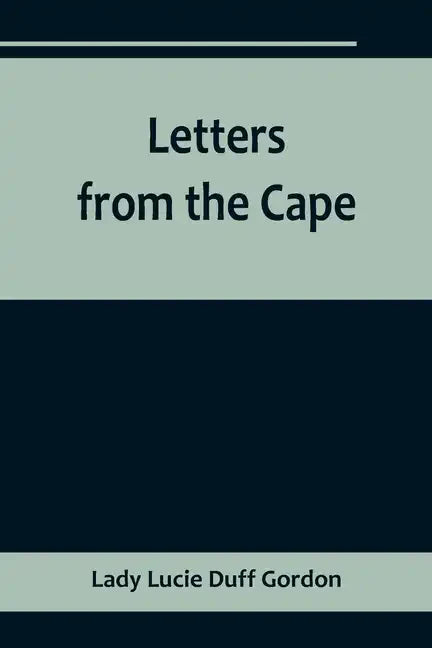 Letters from the Cape - Paperback