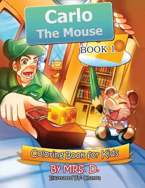 Carlo the Mouse: Coloring & Activity Kids Book 1 - Paperback