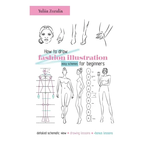 How to draw fashion illustration: Easy schemes for beginners - Paperback