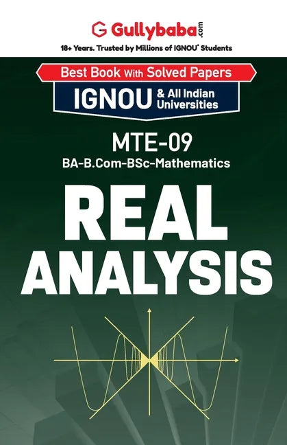 MTE-09 Real Analysis - Paperback