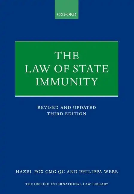 The Law of State Immunity - Paperback