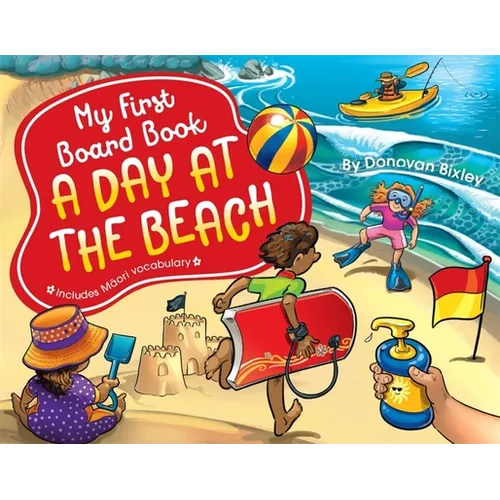 My First Board Book: A Day at the Beach - Board Book