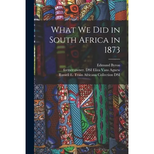 What We Did in South Africa in 1873 - Paperback