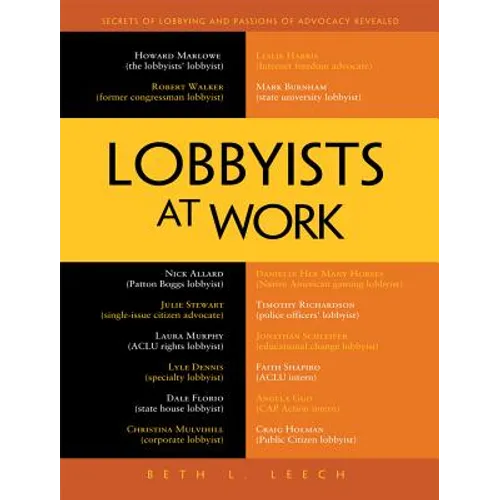 Lobbyists at Work - Paperback