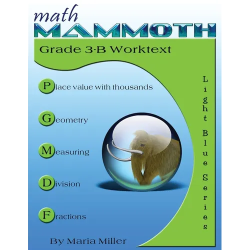 Math Mammoth Grade 3-B Worktext - Paperback