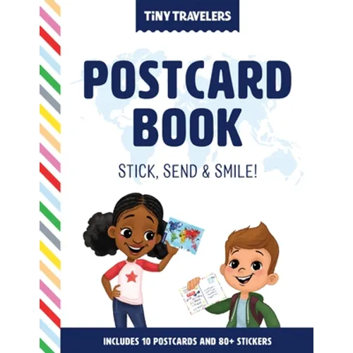 Tiny Travelers Postcard Book: Stick, Send & Smile! - Hardcover