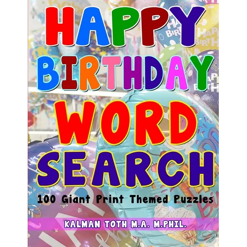 Happy Birthday Word Search - Paperback