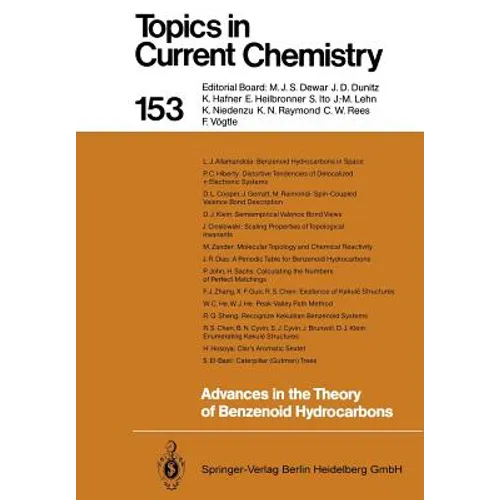 Advances in the Theory of Benzenoid Hydrocarbons - Paperback