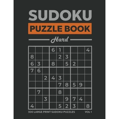 Sudoku Puzzle Book 300 Hard - Paperback