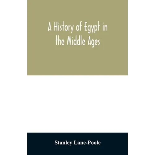 A history of Egypt in the Middle Ages - Paperback