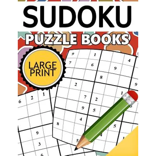 Sudoku Puzzle Books LARGE Print: Easy, Medium to Hard Level Puzzles for Adult - Paperback