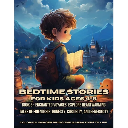 Bedtime Stories for Kids Ages 4-8: Book 5 - Enchanted Voyages: Explore Heartwarming Tales of Friendship, Honesty, Curiosity, and Generosity - Paperback