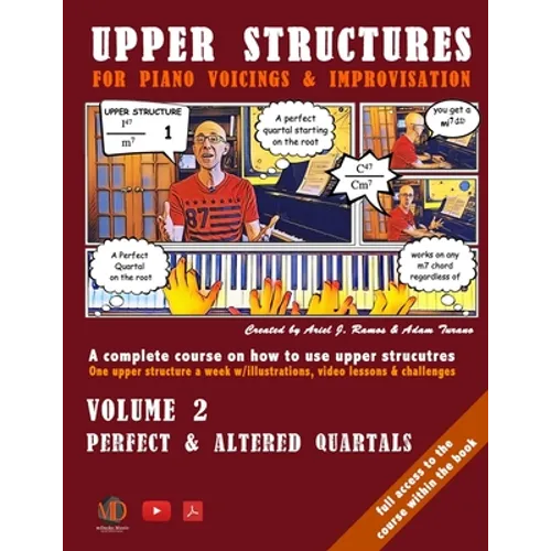 Upper Structures for Piano Voicings & Improvisation: Perfect & Altered Quartals - Paperback