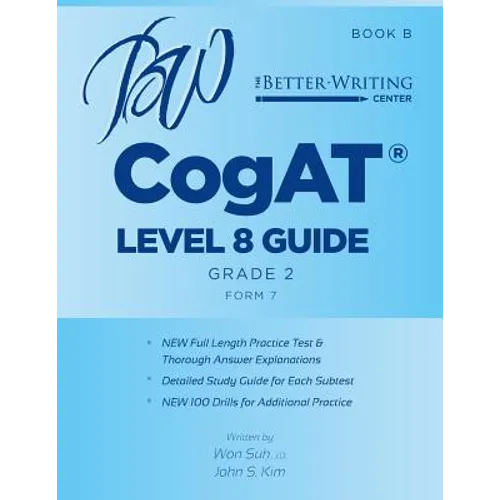 CogAT Level 8 (Grade 2) Guide: Book B - Paperback