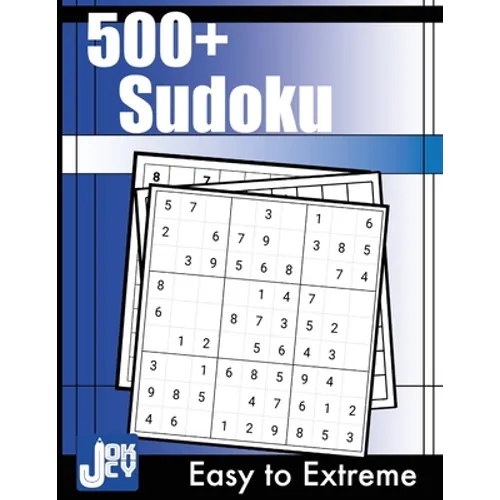 +500 Sudoku: Easy to Extreme Puzzles for Adults - Paperback