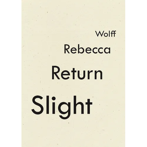 Slight Return - Paperback