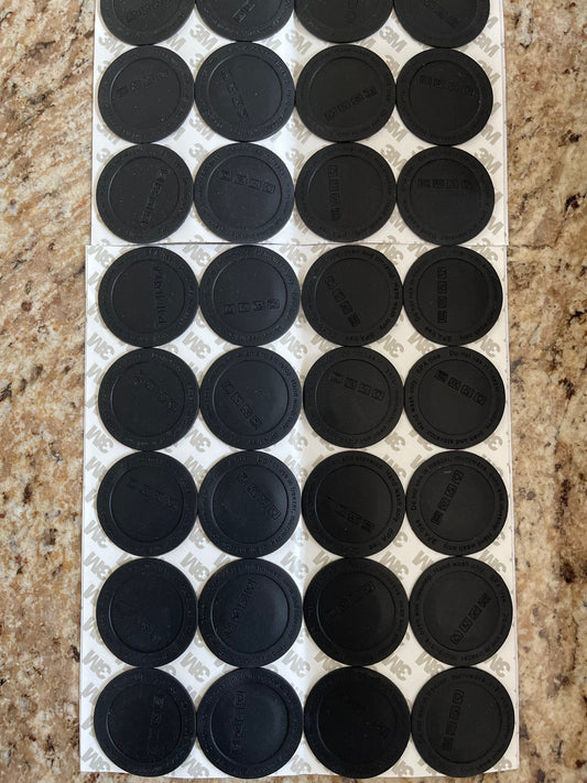 2 and 2 1/4 inch Rubber Bottom Coaster for 15oz 16oz 20oz 30oz Tumblers non skid.