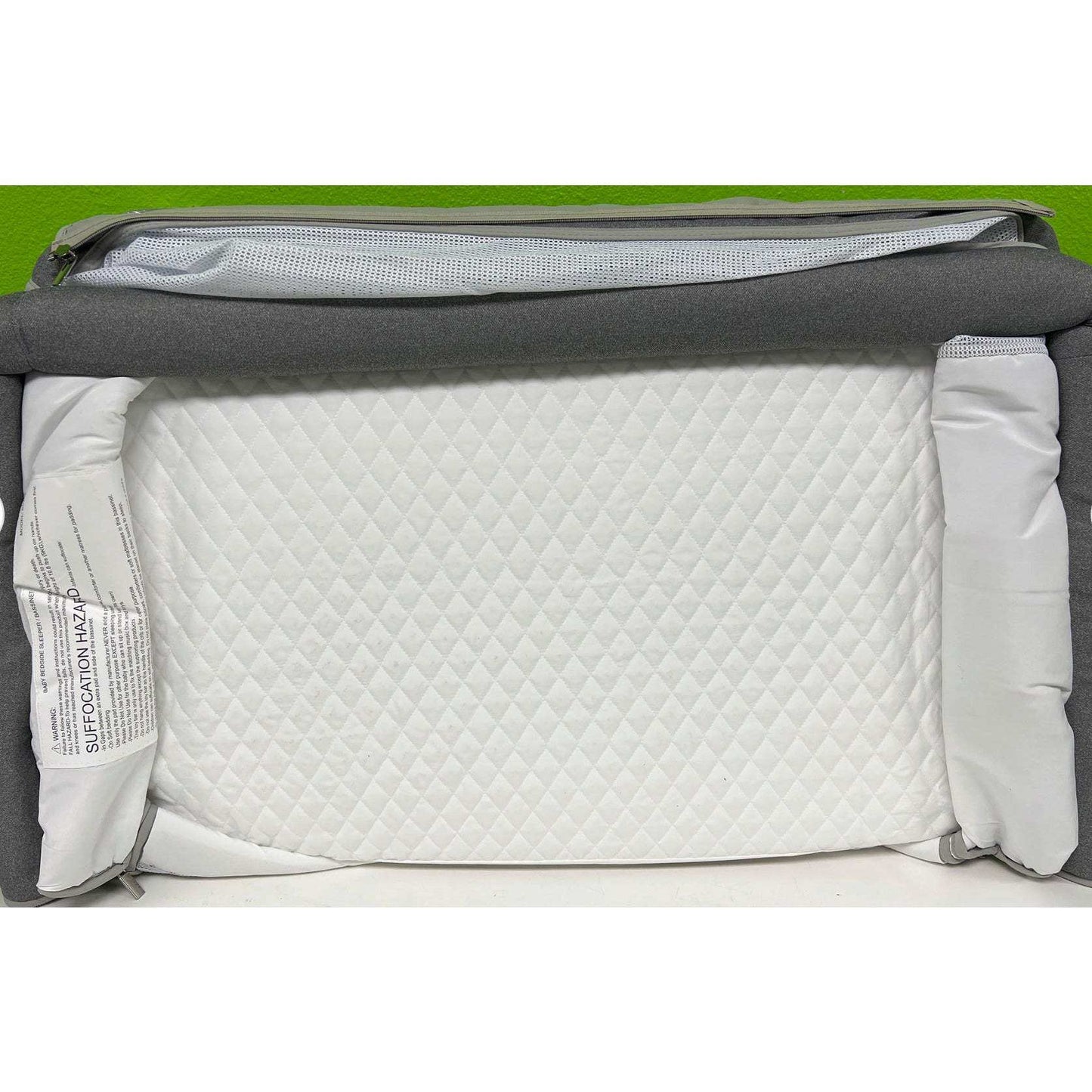 SYCYH Baby Bassinet, Bedside Sleeper for Baby with Comfy Mattress, Adjustable Bedside Crib with 9 Height Positions, Easy to Assemble Bassinets for Baby