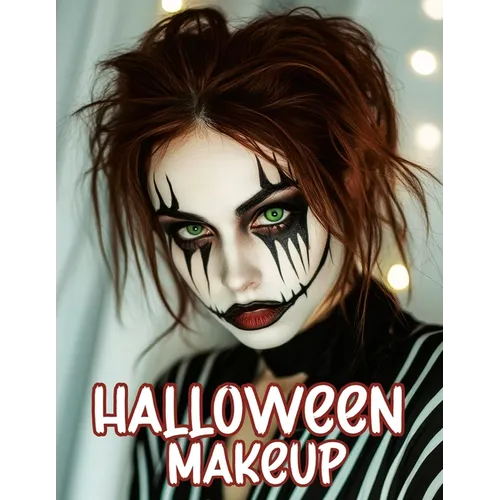 Halloween Makeup: A Beginner's Friendly Step-by-Step Guide to Easy and Professional Face Painting Instructions for Women and Teens, in Full Color - Paperback