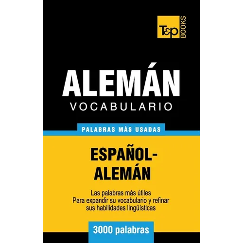 Vocabulario español-alemán - 3000 palabras más usadas - Paperback