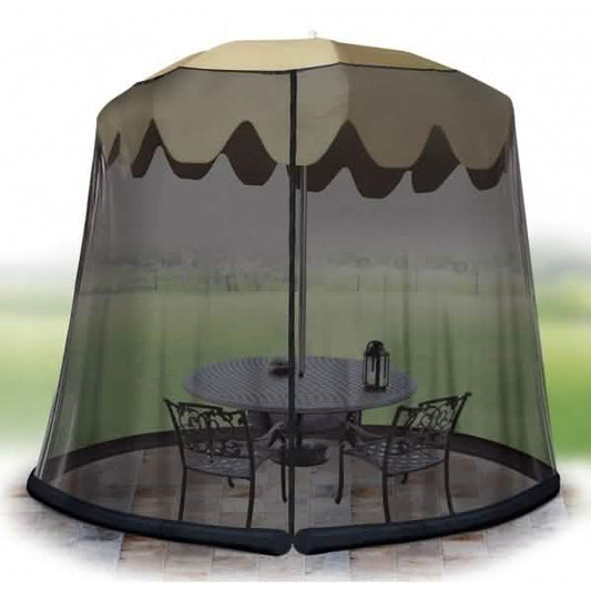 Outdoor 9-Foot Umbrella Table Screen