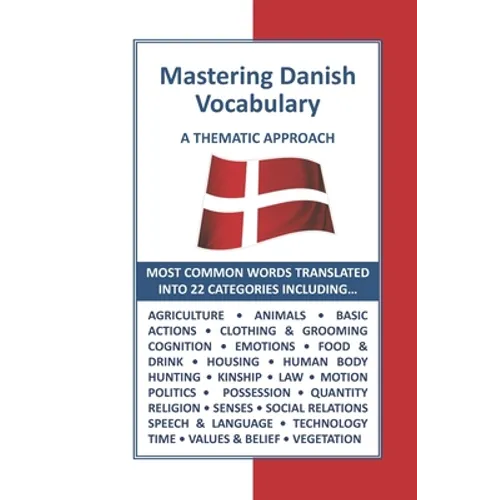 Mastering Danish Vocabulary: A Thematic Approach - Paperback