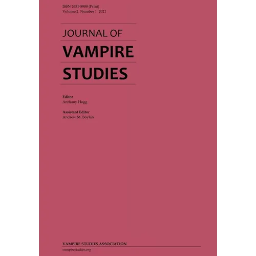 Journal of Vampire Studies: Vol. 2, No. 1 (2021) - Paperback
