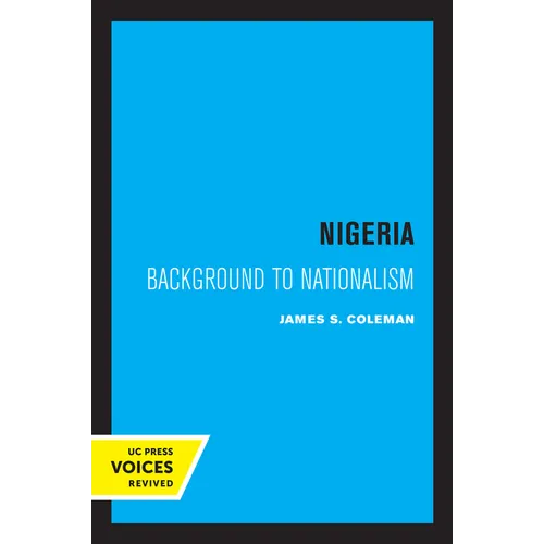 Nigeria: Background to Nationalism - Paperback