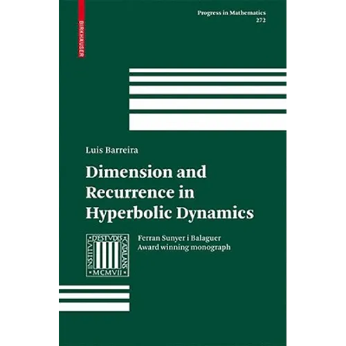 Dimension and Recurrence in Hyperbolic Dynamics - Hardcover