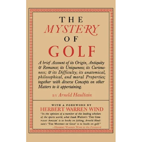 The Mystery of Golf - Paperback