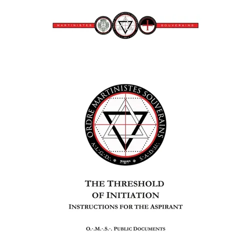 Threshold of Initiation: Instructions for the Aspirant - Paperback
