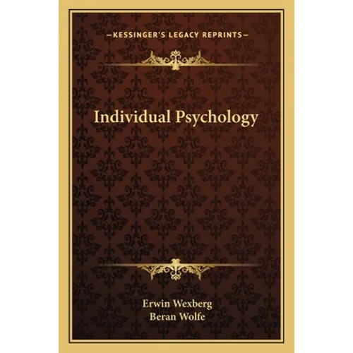 Individual Psychology - Paperback