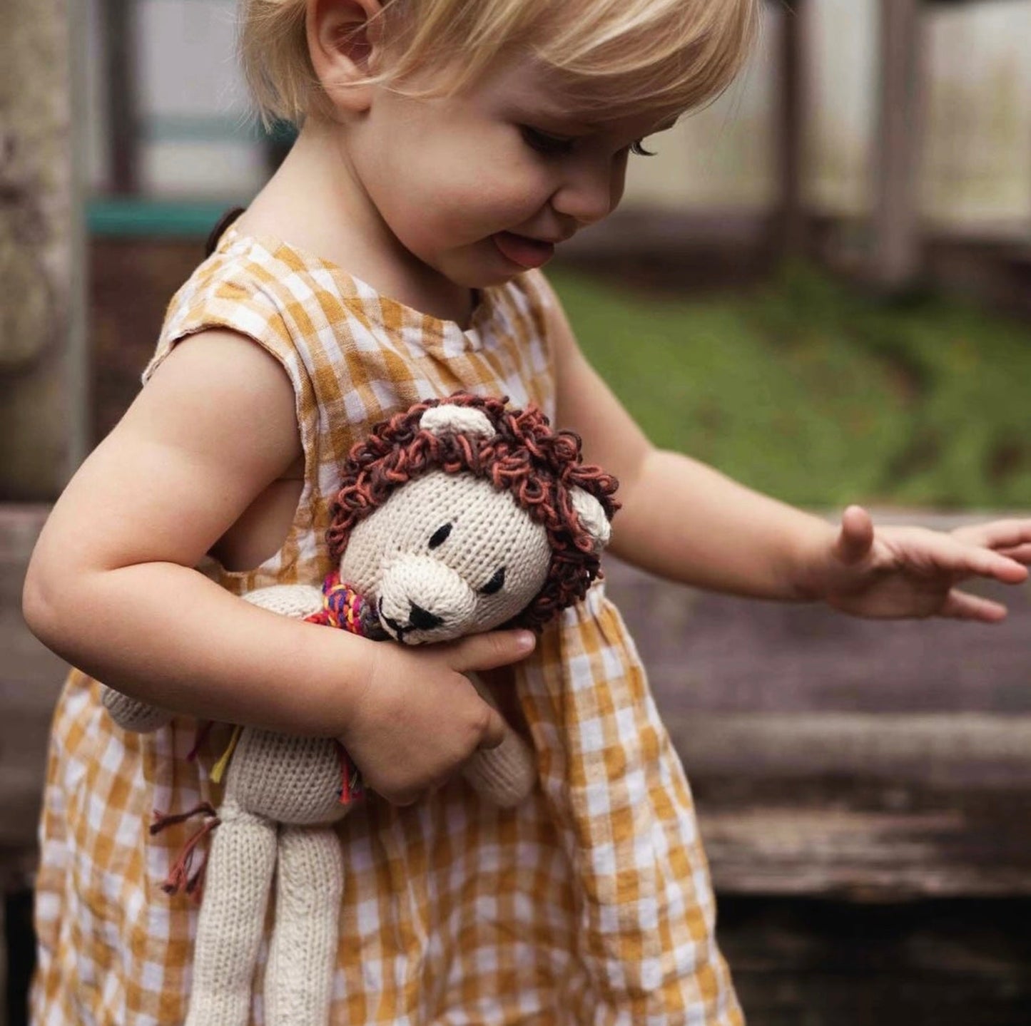 Wool Knit Buddy | Lionel the Lion