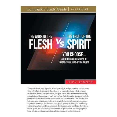 The Work of the Flesh vs. The Fruit of the Spirit - Paperback