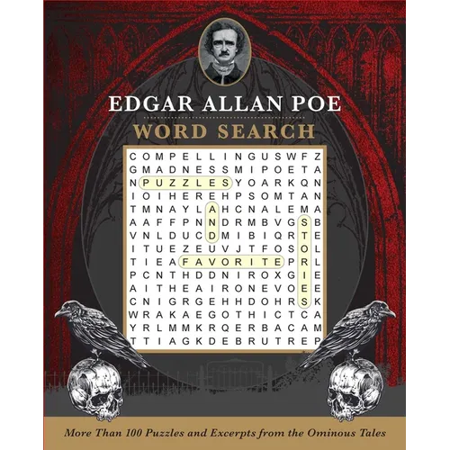 Edgar Allan Poe Word Search - Paperback