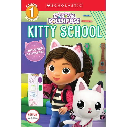Kitty School (Gabby's Dollhouse: Scholastic Reader, Level 1) - Paperback